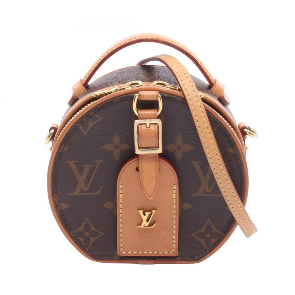 Louis Vuitton Mini Boite Chapeau Monogram 2-Way Handbag, Coated Canvas and Le...